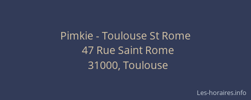 Pimkie - Toulouse St Rome