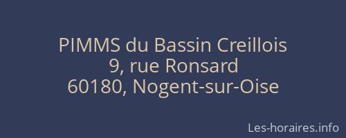 PIMMS du Bassin Creillois