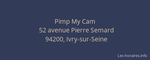 Pimp My Cam