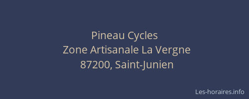 Pineau Cycles