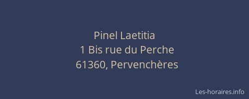 Pinel Laetitia
