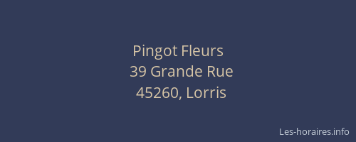 Pingot Fleurs