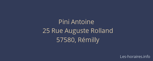 Pini Antoine