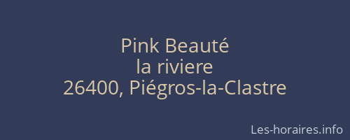 Pink Beauté