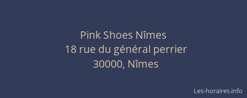 Pink Shoes Nîmes