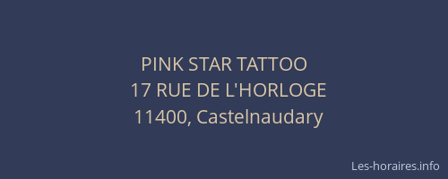 PINK STAR TATTOO