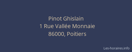 Pinot Ghislain