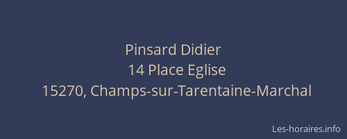 Pinsard Didier
