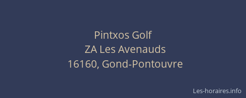 Pintxos Golf