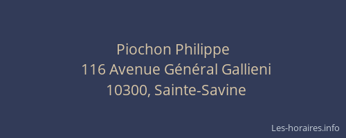 Piochon Philippe