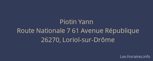 Piotin Yann