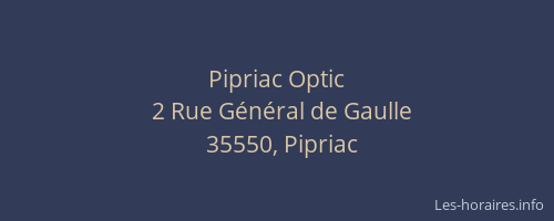 Pipriac Optic