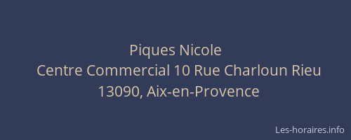 Piques Nicole