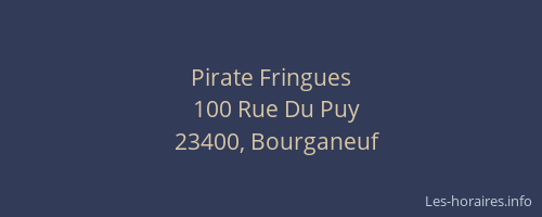 Pirate Fringues