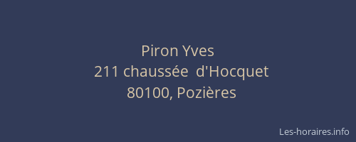 Piron Yves