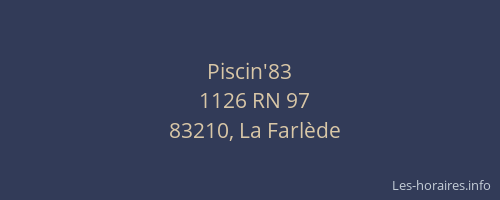 Piscin'83