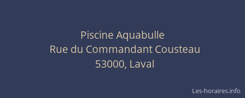 Piscine Aquabulle