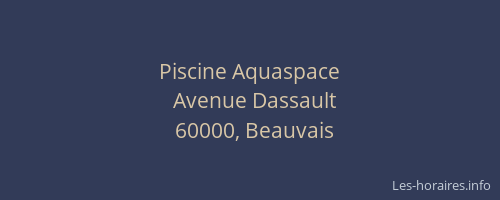 Piscine Aquaspace