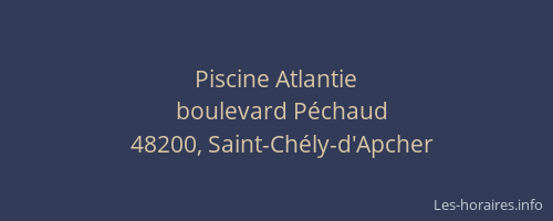 Piscine Atlantie