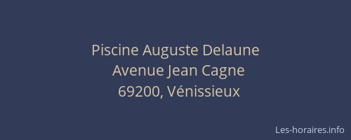 Piscine Auguste Delaune