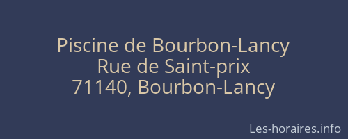 Piscine de Bourbon-Lancy