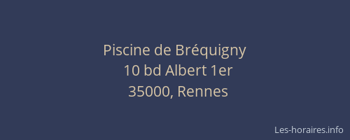 Piscine de Bréquigny
