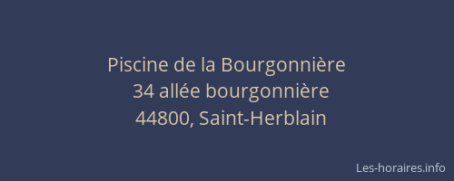 Piscine de la Bourgonnière