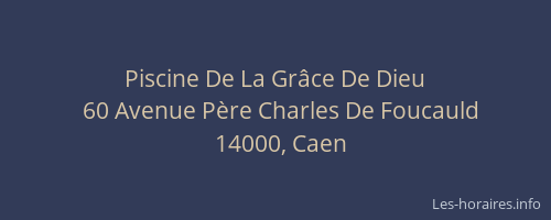 Piscine De La Grâce De Dieu