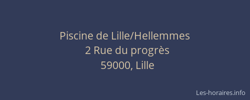 Piscine de Lille/Hellemmes