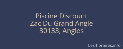 Piscine Discount