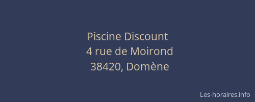 Piscine Discount