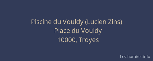 Piscine du Vouldy (Lucien Zins)