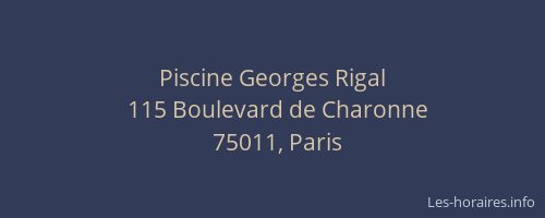Piscine Georges Rigal