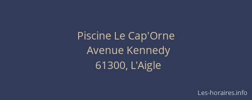 Piscine Le Cap'Orne