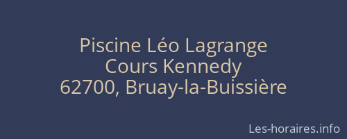 Piscine Léo Lagrange