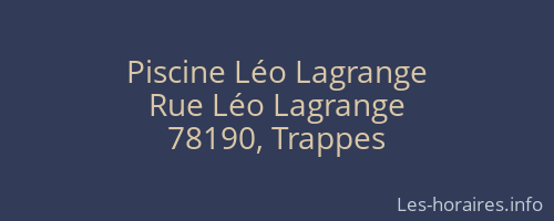 Piscine Léo Lagrange