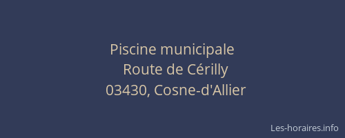 Piscine municipale