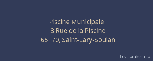 Piscine Municipale