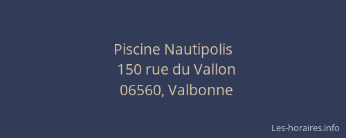Piscine Nautipolis