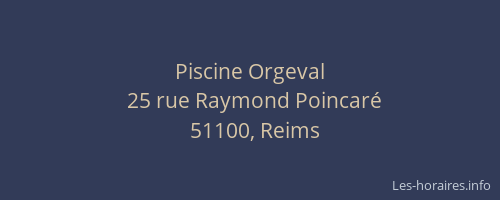 Piscine Orgeval