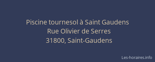 Piscine tournesol à Saint Gaudens
