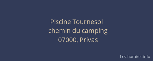 Piscine Tournesol
