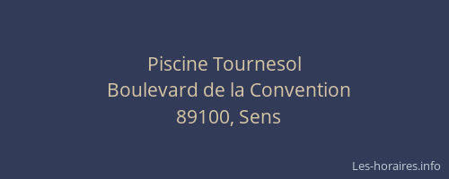 Piscine Tournesol