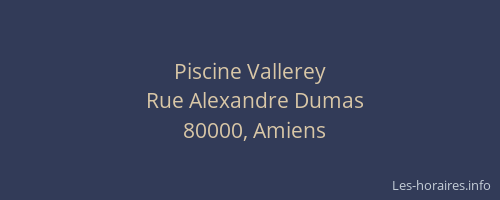 Piscine Vallerey
