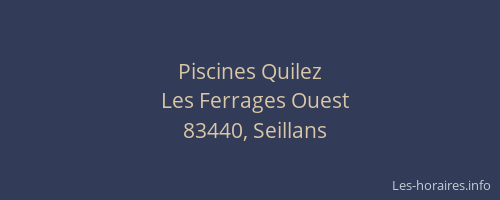 Piscines Quilez