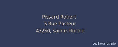 Pissard Robert