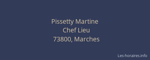 Pissetty Martine
