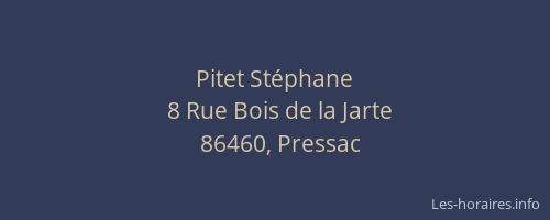 Pitet Stéphane