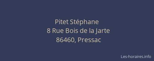 Pitet St&eacute;phane