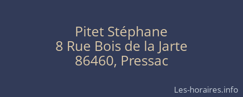 Pitet Stéphane